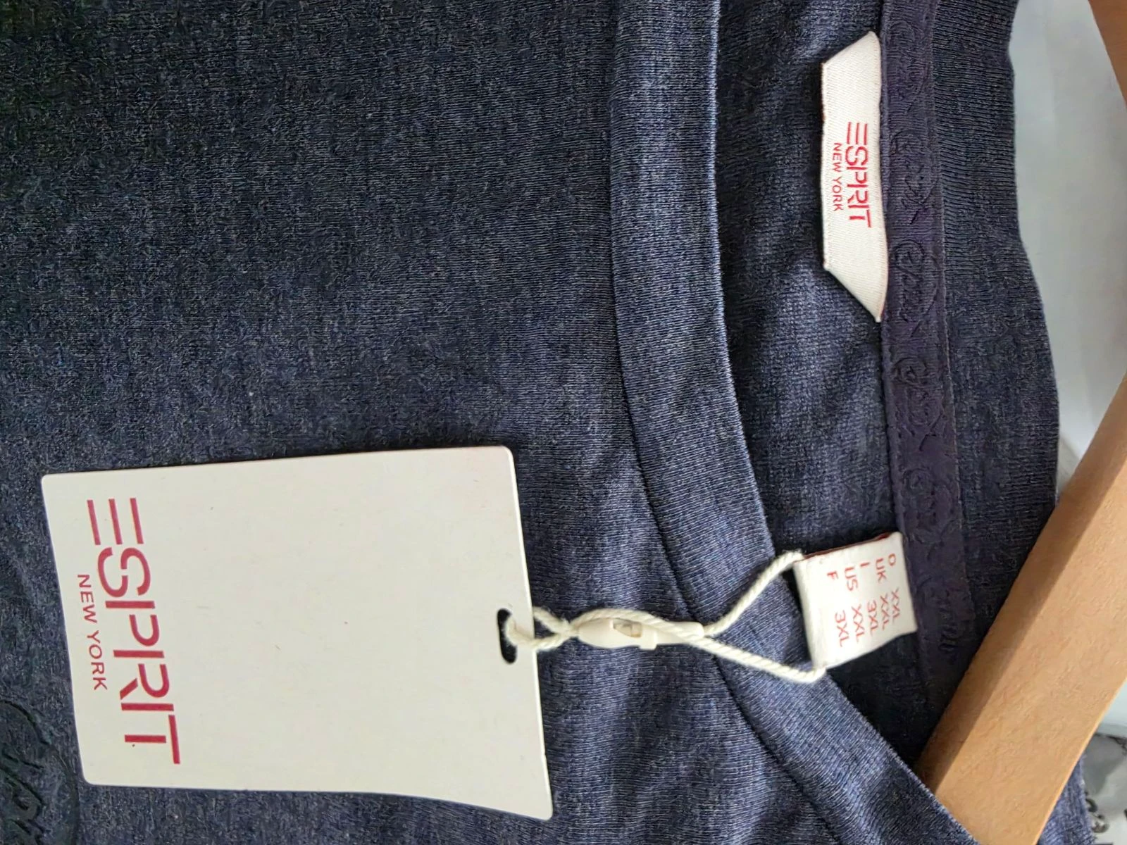 Camiseta manga larga Esprit azul marinho XXL – photo 9